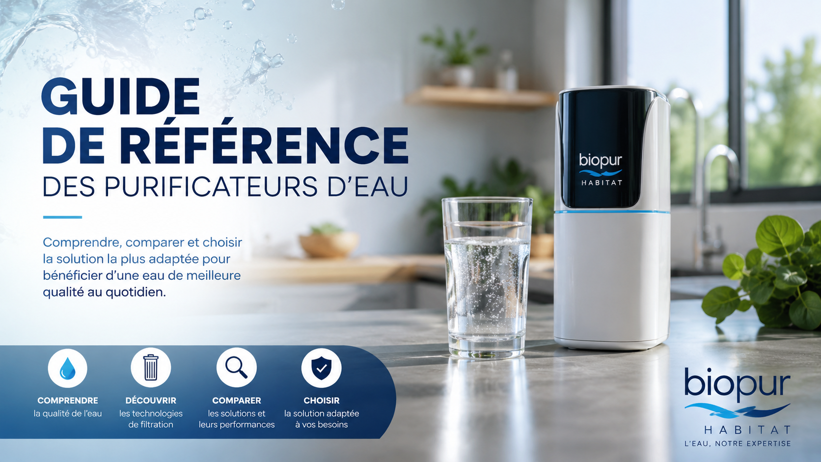 Guide de référence des purificateurs d'eau Biopur Habitat